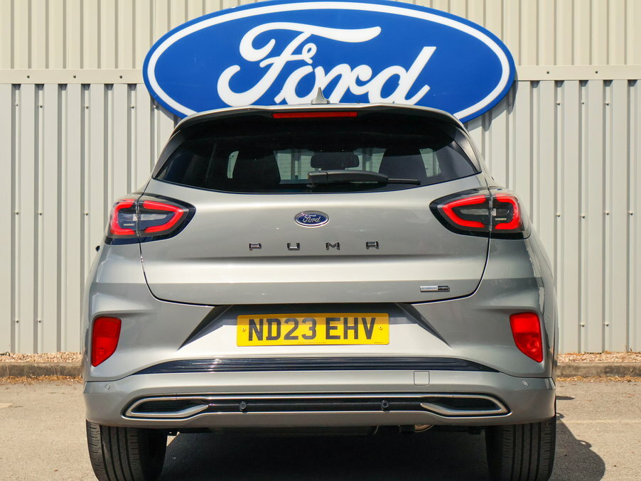 Ford Puma 1.0 Ecoboost Hybrid Mhev 155 St-line Vignale ND23EHV Silver #4