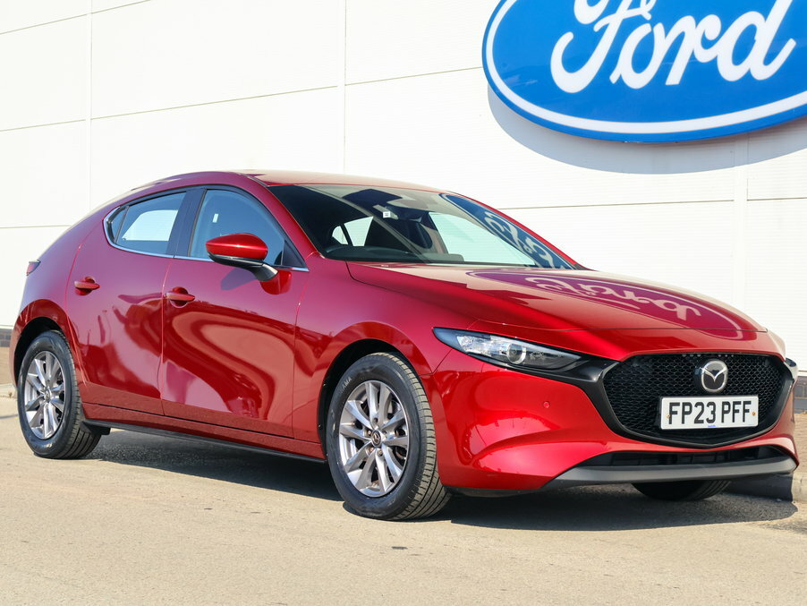 Mazda 3 2.0 E-skyactiv X Mhev 186 Se-l Lux FP23PFF Red #3