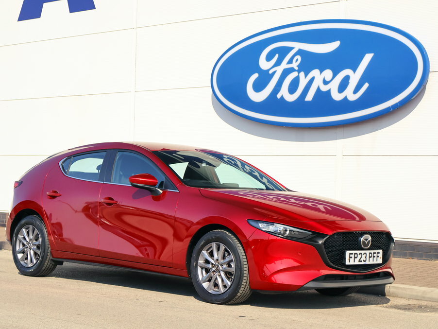 Mazda 3 2.0 E-skyactiv X Mhev 186 Se-l Lux Red