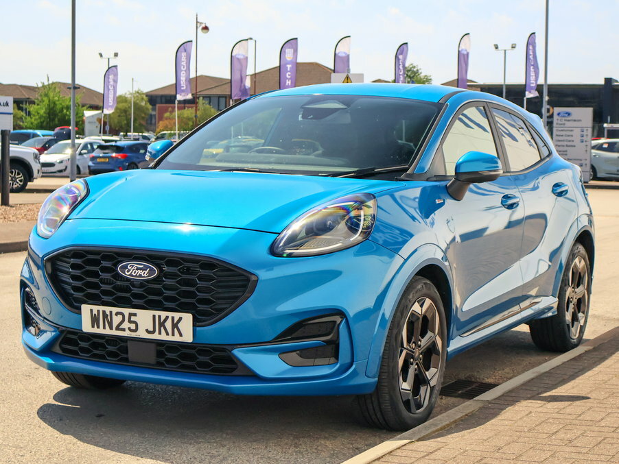Ford Puma 1.0 Ecoboost Hybrid Mhev 155 St-line X Dct WN25JKK Blue #4