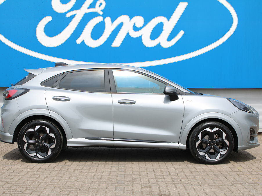 Ford Puma 1.0 Ecoboost Hybrid Mhev St-line X WM74PWV Silver #4