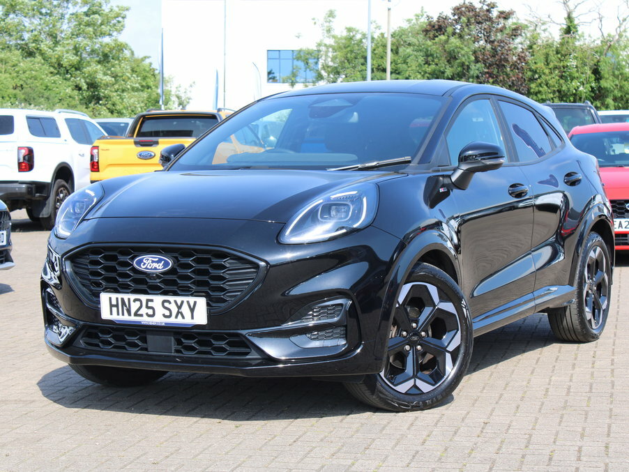 Ford Puma 1.0 Ecoboost Hybrid Mhev St-line X HN25SXY Black #2