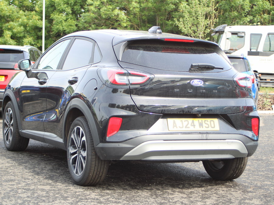 Ford Puma 1.0 Ecoboost Hybrid Mhev Titanium AJ24WSO Black #2