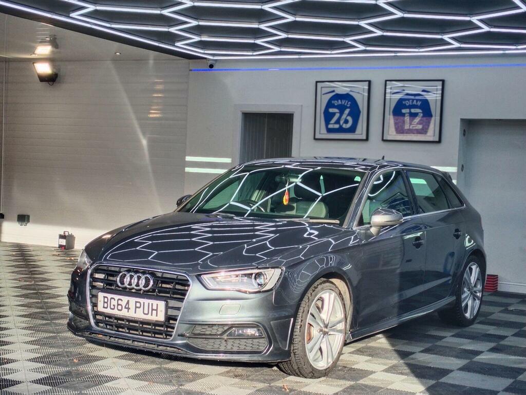 Audi A3 Hatchback 2.0 Tdi S Line Sportback S Tronic Euro 6 BG64PUH Grey #3