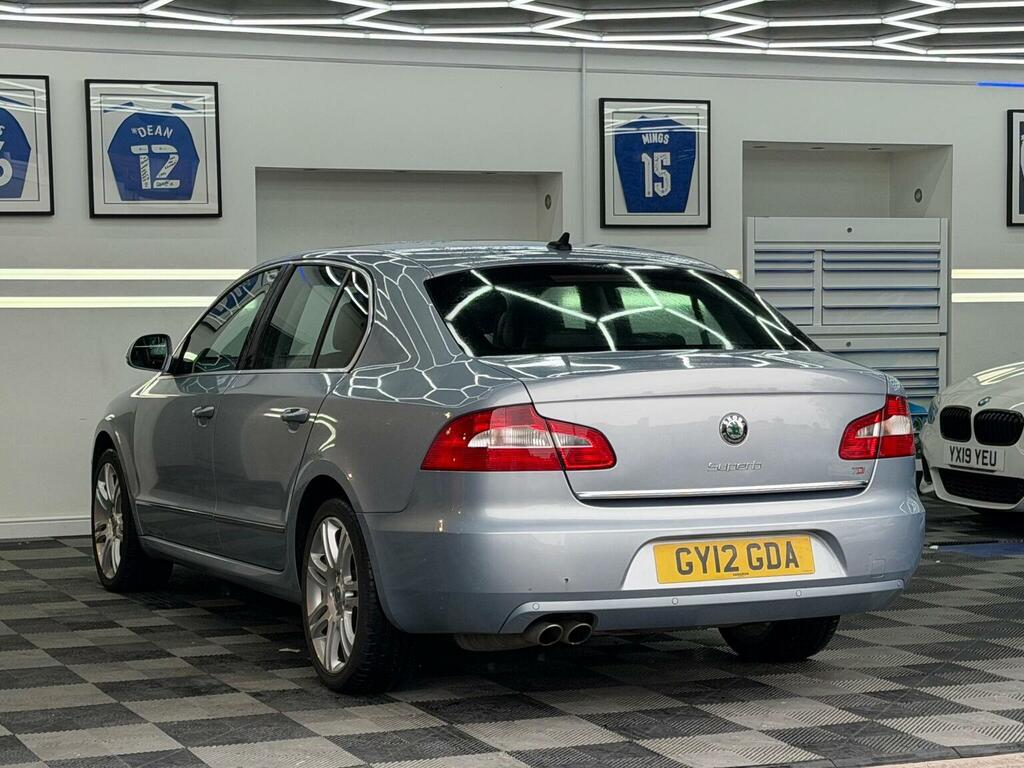 Skoda Superb Hatchback 2.0 Tdi Elegance Dsg Euro 5 201212 Blue #4