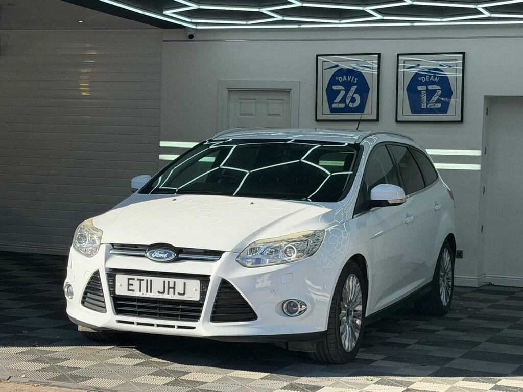 Ford Focus Estate 1.6 Tdci Titanium Euro 5 Ss 201111 ET11JHU Blue #3