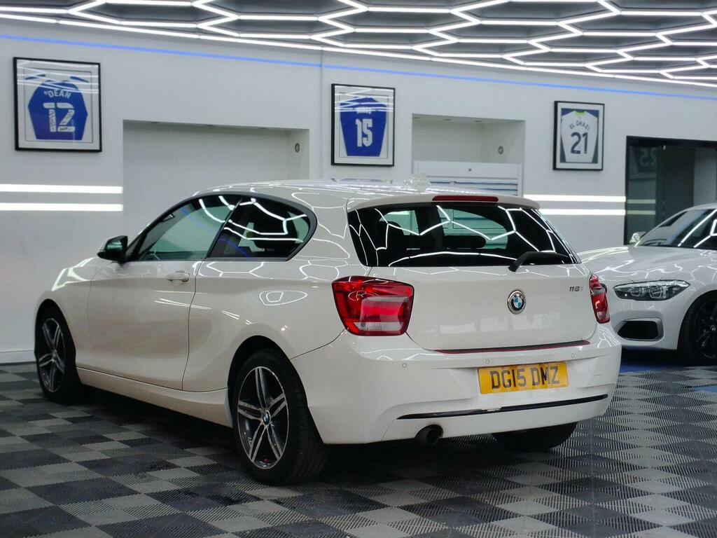 BMW 1 Series Hatchback 1.6 116I Sport Euro 6 Ss 201515 DG15DMZ White #4