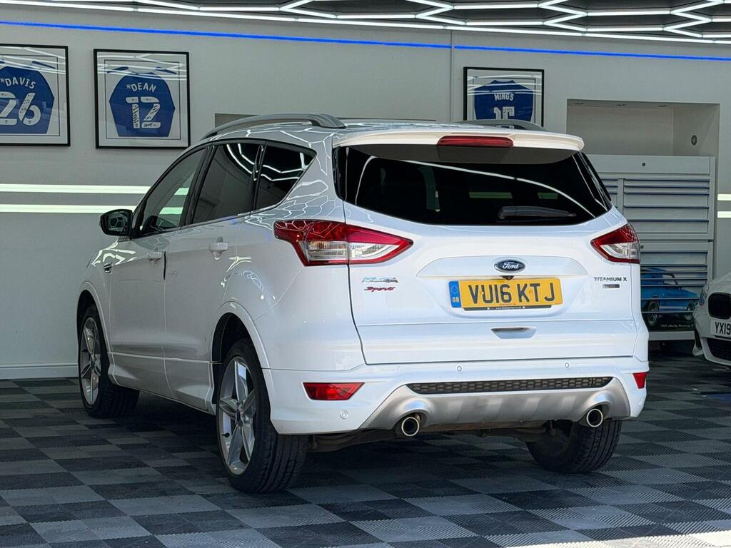 Ford Kuga Suv 2.0 Tdci Titanium X Awd Euro 6 Ss 2016 VU16KTJ White #4