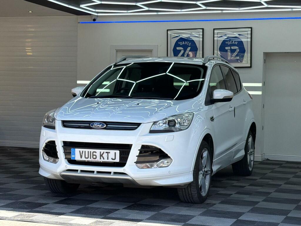Ford Kuga Suv 2.0 Tdci Titanium X Awd Euro 6 Ss 2016 VU16KTJ White #3