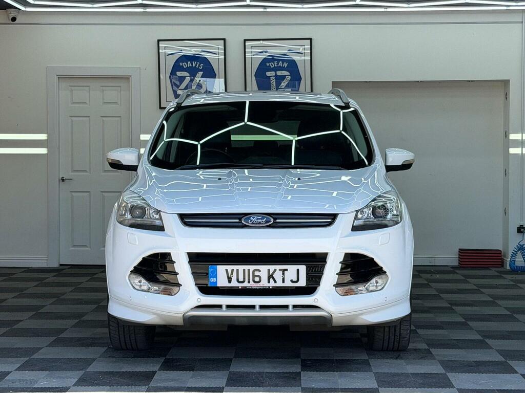 Ford Kuga Suv 2.0 Tdci Titanium X Awd Euro 6 Ss 2016 VU16KTJ White #2