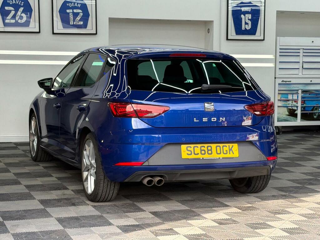 Seat Leon Hatchback 1.4 Tsi Fr Technology Euro 6 Ss SC68OGK Blue #4