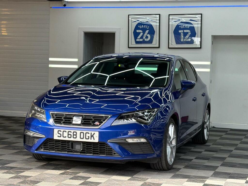 Seat Leon Hatchback 1.4 Tsi Fr Technology Euro 6 Ss SC68OGK Blue #3