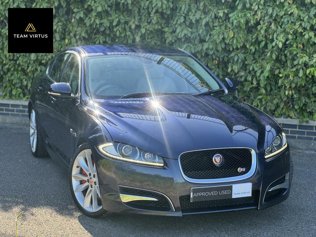 Jaguar XF 3.0D S V6 Portfolio Saloon Euro 5 EF64YPP Blue #4