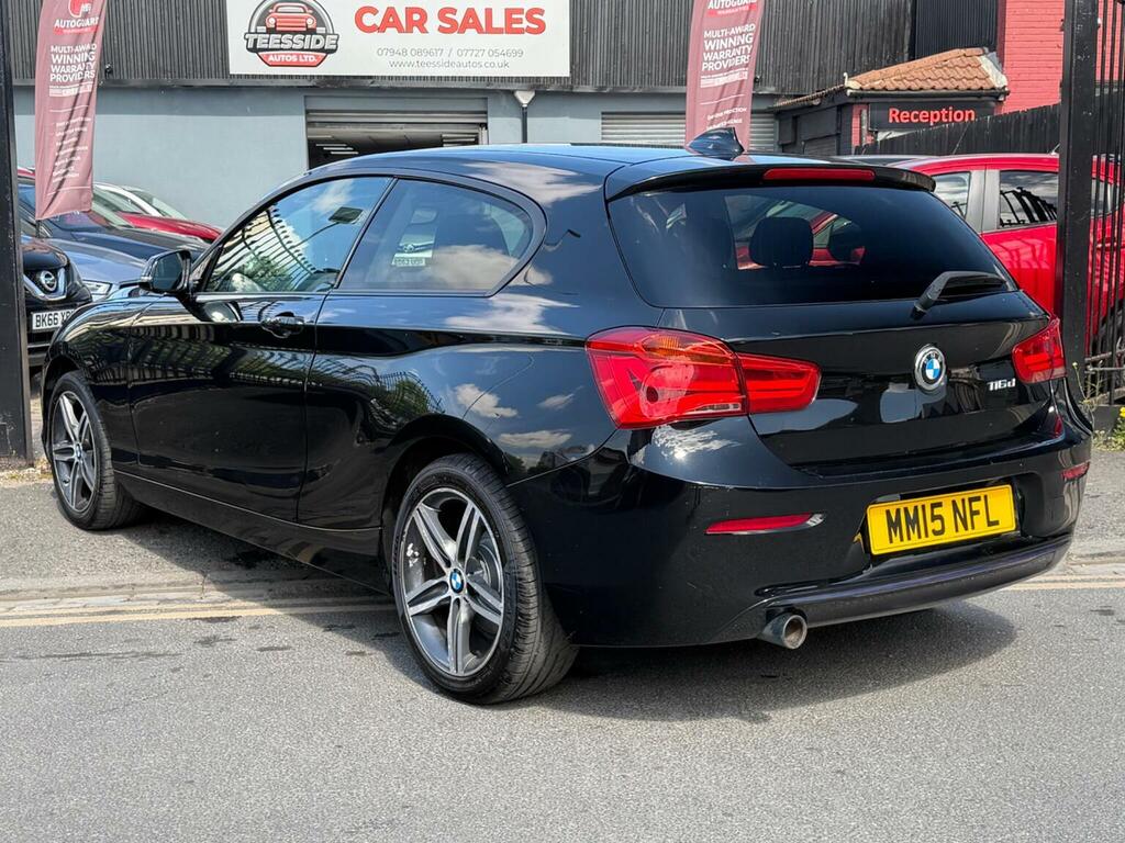 BMW 1 Series 1.5 116D Sport Euro 6 Ss 201515 MM15NFL Black #2