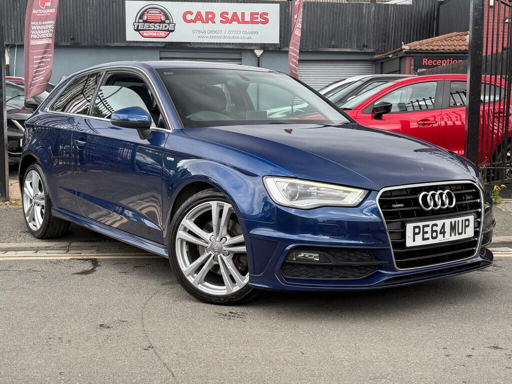 Audi A3 2.0 Tdi S Line S Tronic Quattro Euro 6 Ss Blue