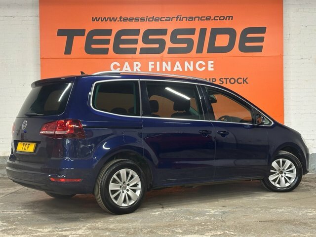 Volkswagen Sharan Tdi Se Nav Mpv Blue #4