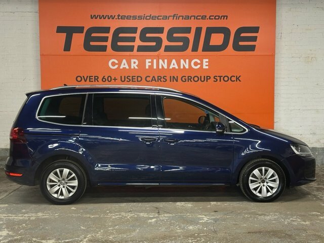 Volkswagen Sharan Tdi Se Nav Mpv Blue #3