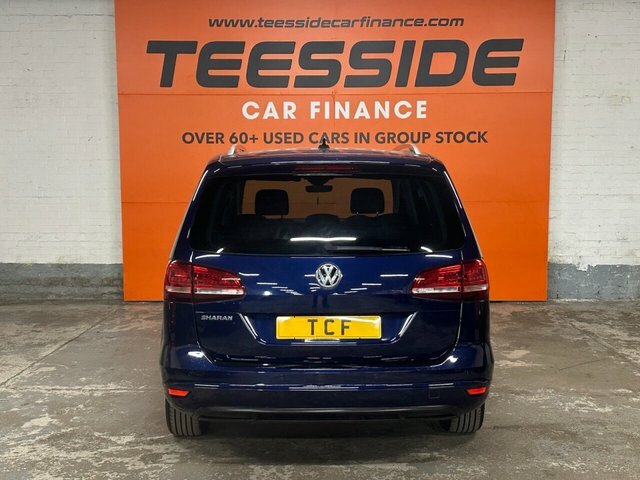 Volkswagen Sharan Tdi Se Nav Mpv Blue #6