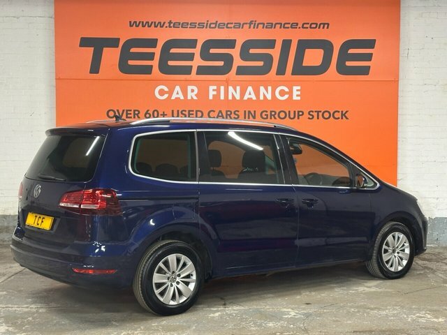 Volkswagen Sharan Tdi Se Nav Mpv Blue #5