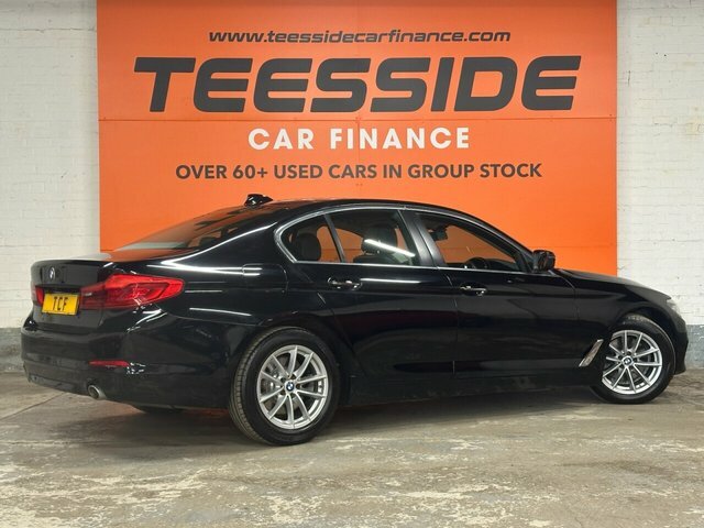 BMW 5 Series 520D Se Saloon YY18GCU Black #5