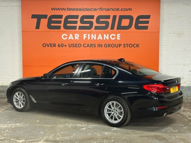 BMW 5 Series 520D Se Saloon YY18GCU Black #3