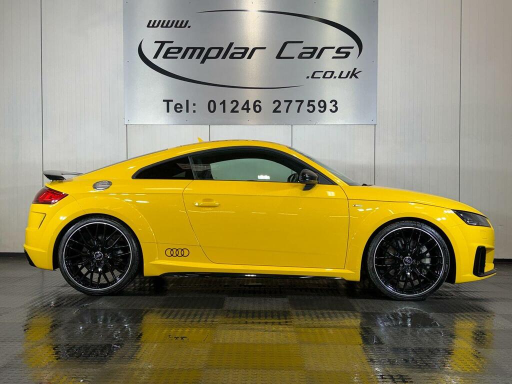 Audi TT Coupe 2.0 Tfsi 45 Black Edition S Tronic Quattro E SE70GXM Yellow #3