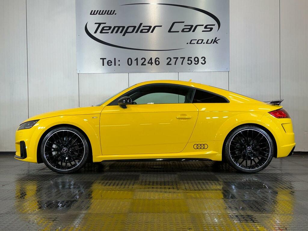 Audi TT Coupe 2.0 Tfsi 45 Black Edition S Tronic Quattro E SE70GXM Yellow #6