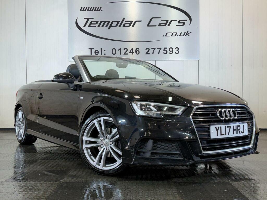 Audi A3 Cabriolet Convertible 1.4 Tfsi Cod S Line Euro 6 Ss Black