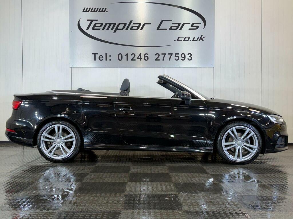 Audi A3 Cabriolet Convertible 1.4 Tfsi Cod S Line Euro 6 Ss Black #2