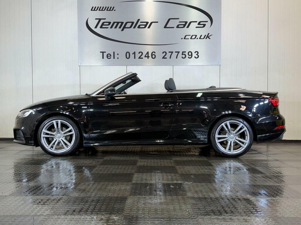 Audi A3 Cabriolet Convertible 1.4 Tfsi Cod S Line Euro 6 Ss Black #6