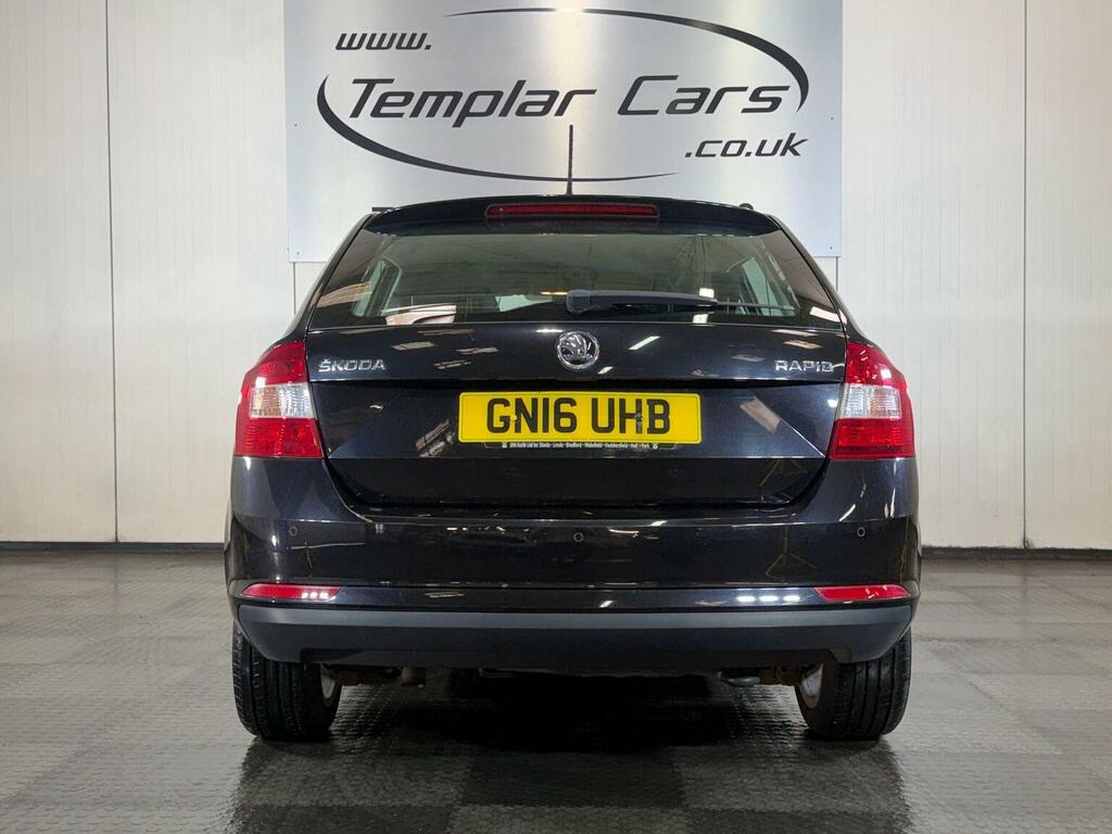 Skoda Rapid Spaceback Hatchback 1.2 Tsi Se Tech Dsg Euro 6 Ss 20 Black #6