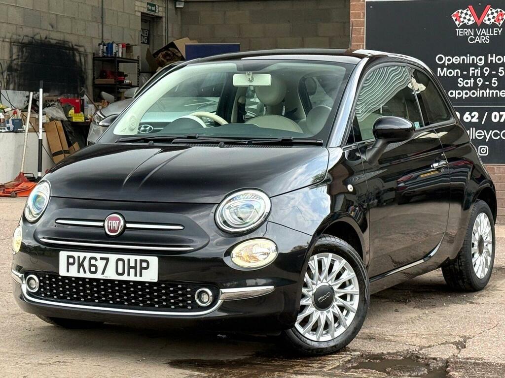Fiat 500 1.2 Lounge Euro 6 Ss PK67OHP Black #3
