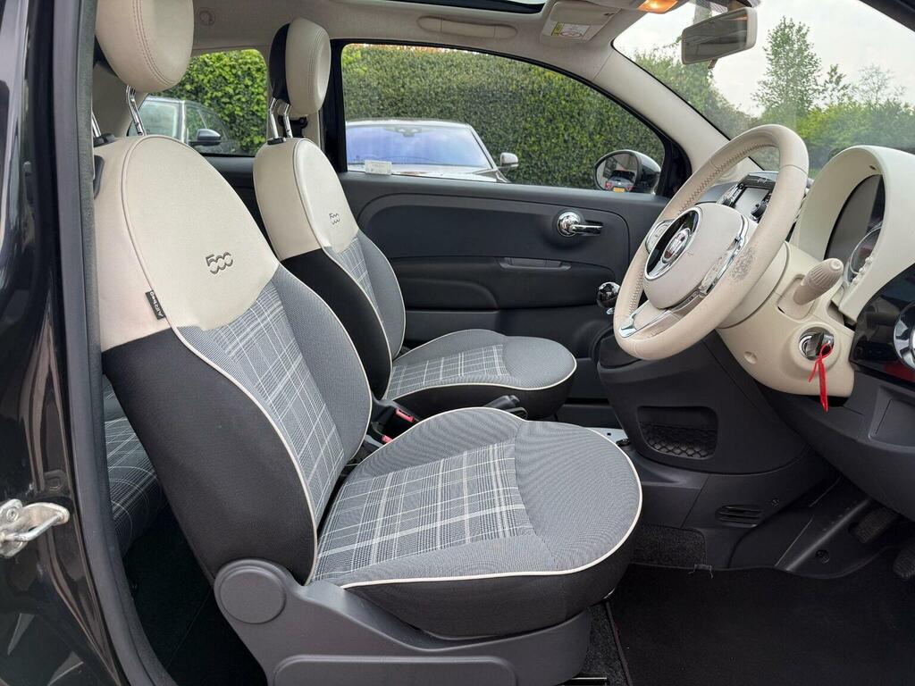 Fiat 500 1.2 Lounge Euro 6 Ss PK67OHP Black #4