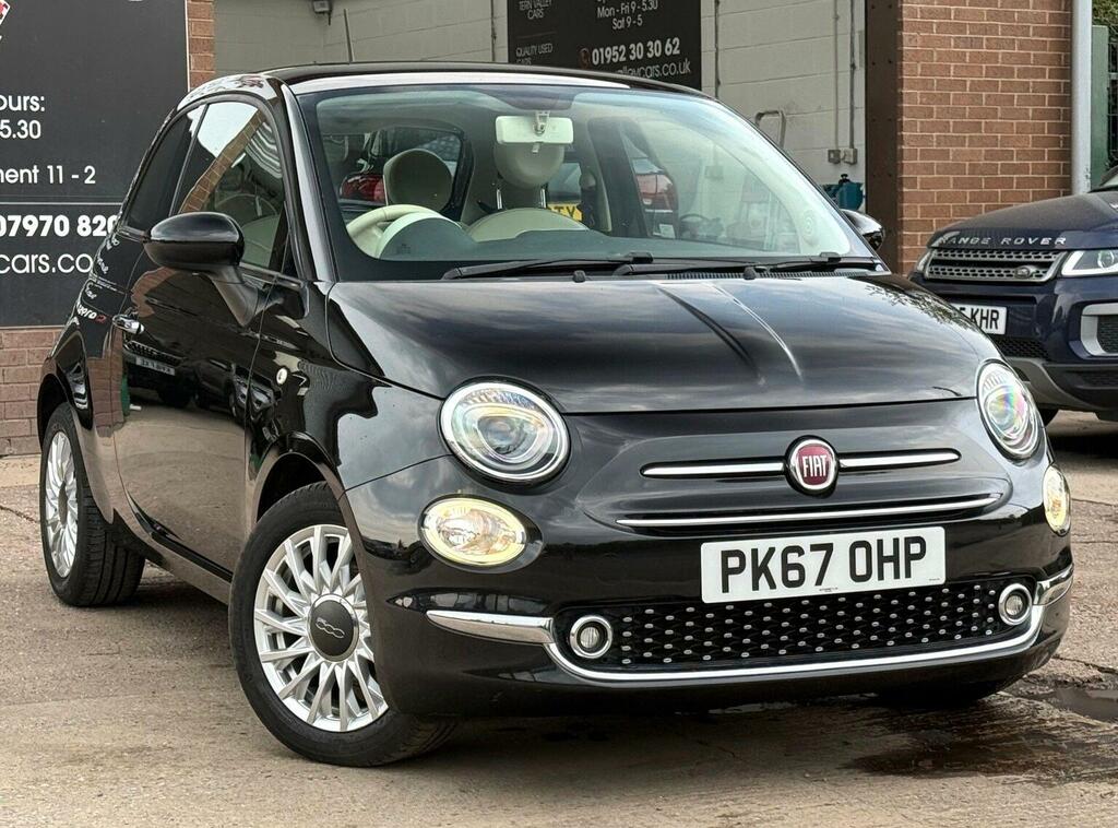 Fiat 500 1.2 Lounge Euro 6 Ss PK67OHP Black #6