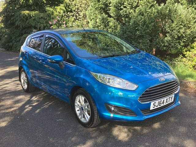 Ford Fiesta 1.0T Ecoboost Zetec Hatchback Powershif SJ64XTY Blue #3