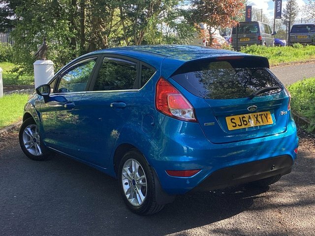 Ford Fiesta 1.0T Ecoboost Zetec Hatchback Powershif SJ64XTY Blue #6