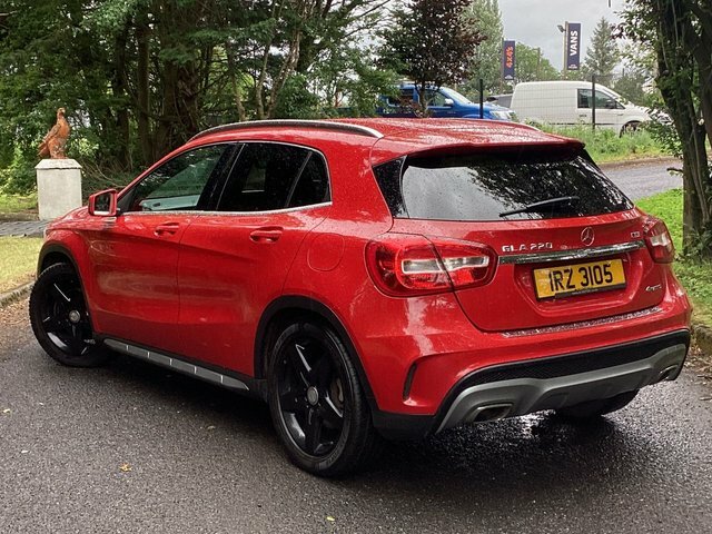 Mercedes-Benz GLA Class 2.1 Gla220 Cdi Amg Line Suv 7G-dct 4Mat IRZ3105 Red #4
