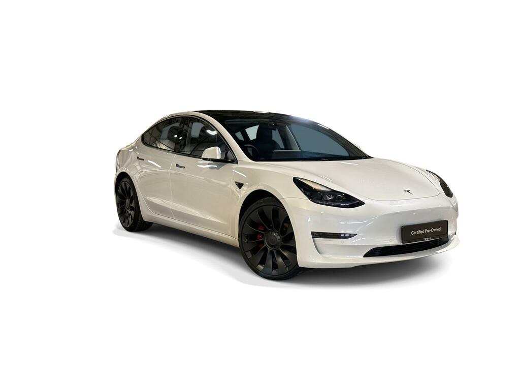 Tesla Model 3 Dual Motor Performance 4Wde Performanc White #2