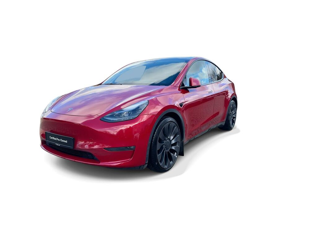 Tesla Model Y Performance Red #4