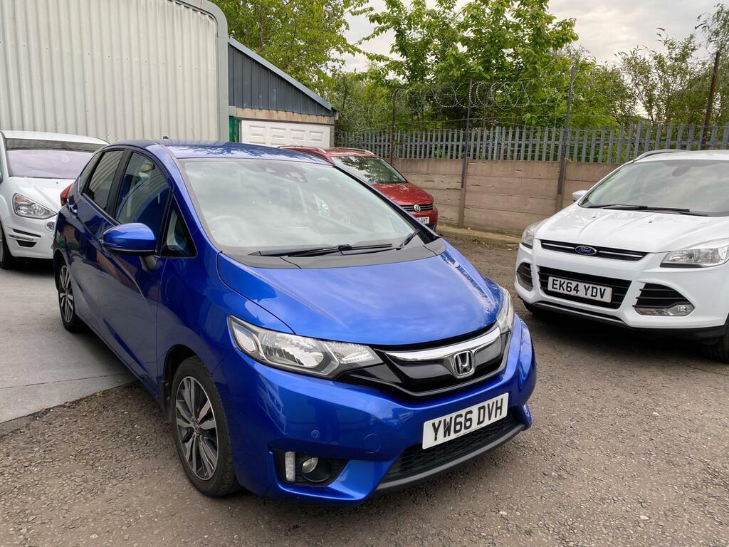 Honda Jazz 1.3 I-vtec Ex Navi Euro 6 S S YW66DVH Blue #6