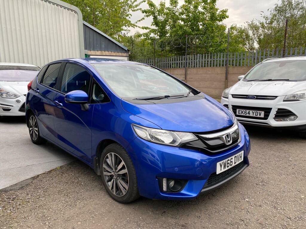 Honda Jazz 1.3 I-vtec Ex Navi Euro 6 S S YW66DVH Blue #5