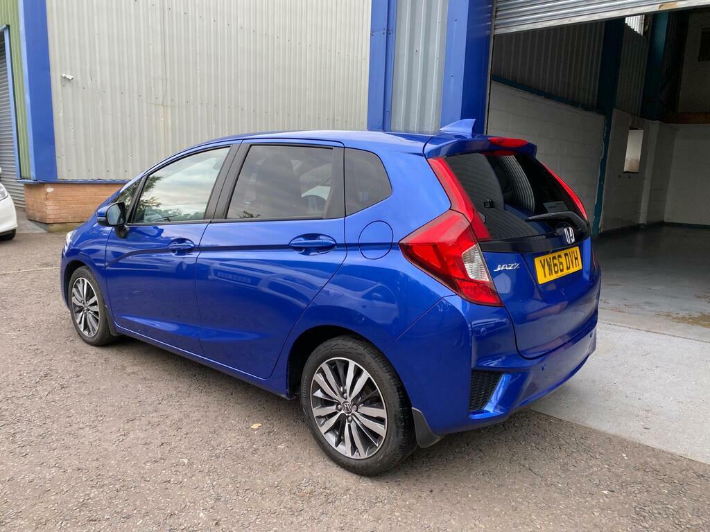 Honda Jazz 1.3 I-vtec Ex Navi Euro 6 S S YW66DVH Blue #4