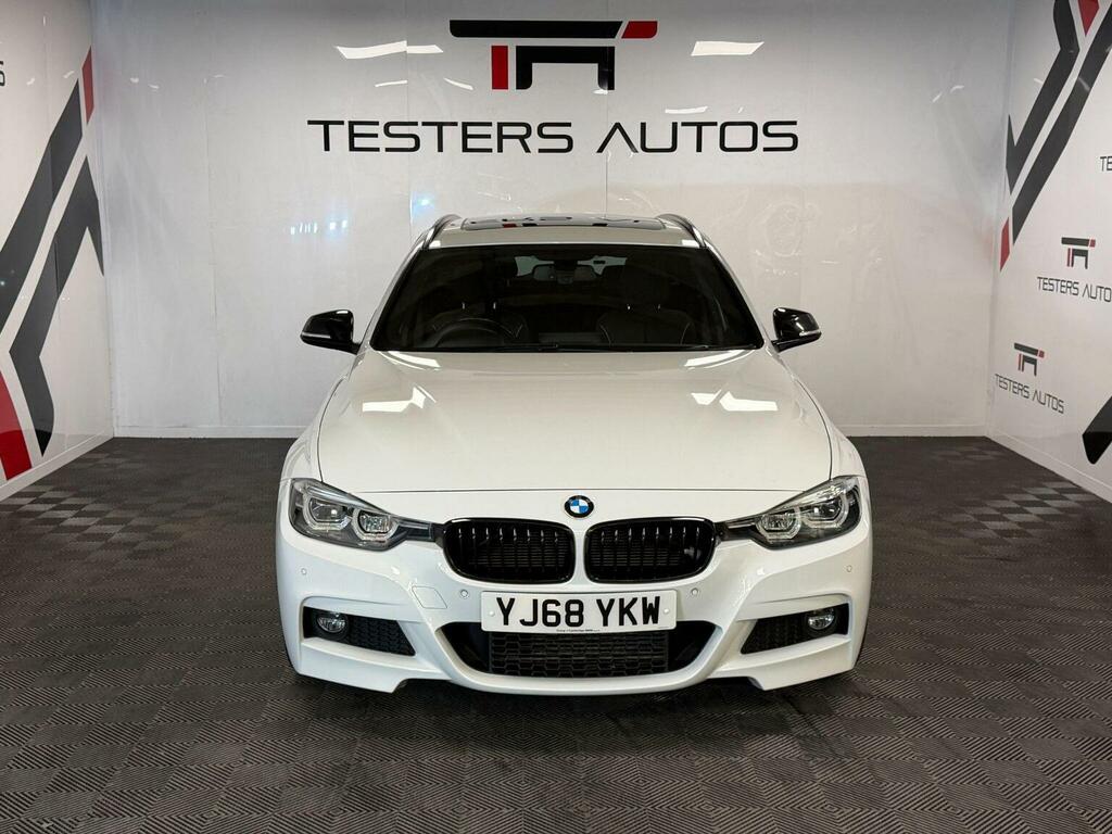 BMW 3 Series Estate 3.0 330D M Sport Shadow Edition Touring Aut YJ68YKW White #3