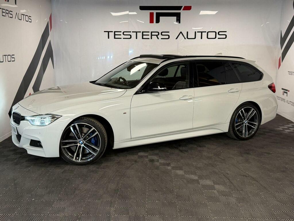 BMW 3 Series Estate 3.0 330D M Sport Shadow Edition Touring Aut YJ68YKW White #5