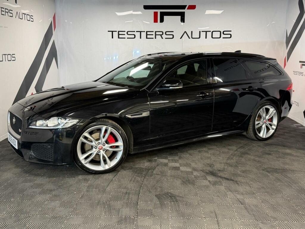 Jaguar XF Estate 3.0D V6 S Sportbrake Euro 6 Ss OE18AOX Black #5