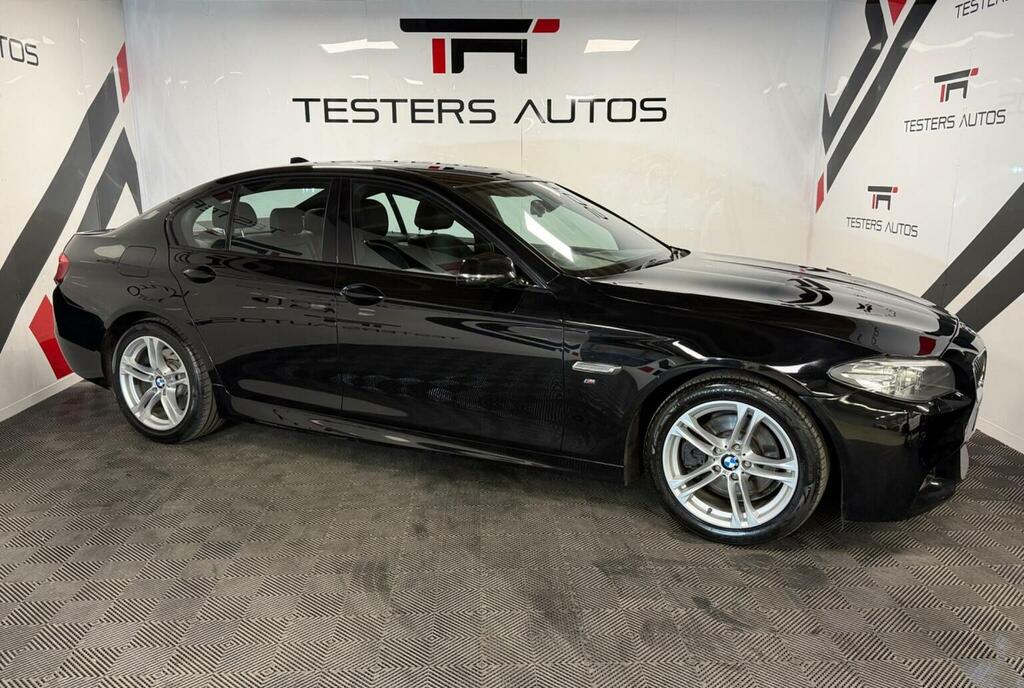 BMW 5 Series Saloon 2.0 520D M Sport Euro 6 Ss 201363 Black #2