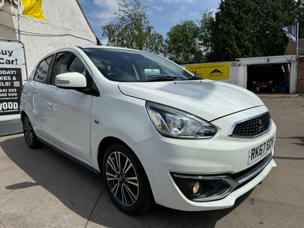 Mitsubishi Mirage 1.2 Juro Cvt Euro 6 Ss White