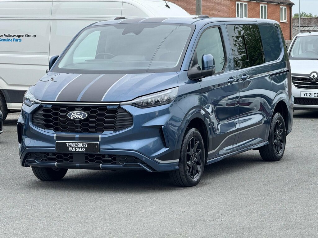 Ford Transit Custom 2.0 300 Ecoblue Sport L1 H1 Euro 6 Ss Blue