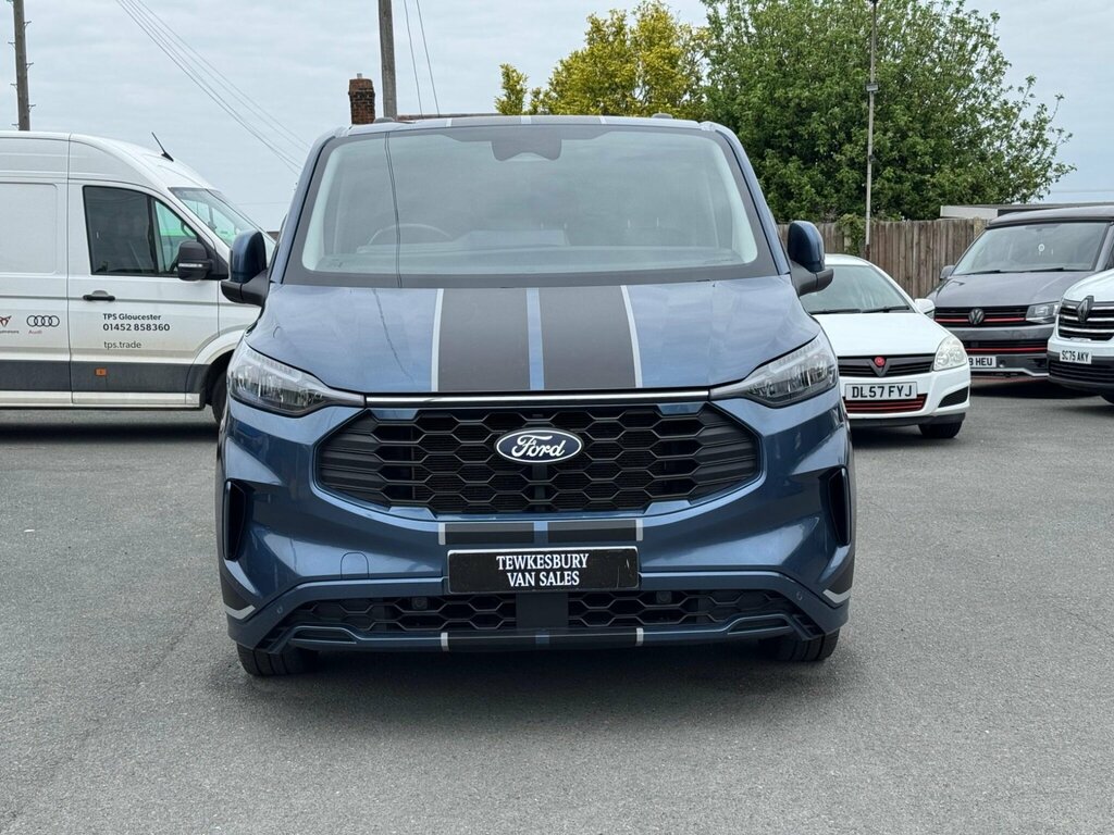 Ford Transit Custom 2.0 300 Ecoblue Sport L1 H1 Euro 6 Ss WN74MWK Blue #6