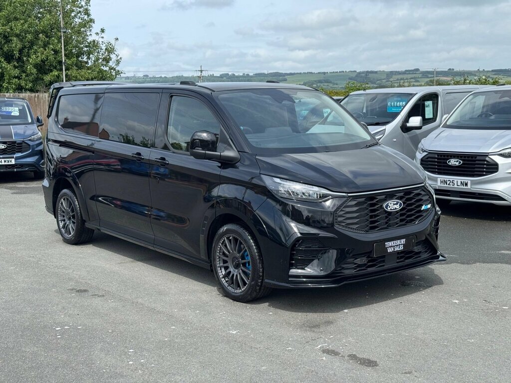 Ford Transit Custom 2.0 320 Ecoblue Ms-rt Crew Van L2 H1 Euro 6 Black #4